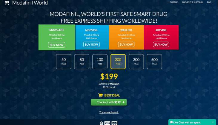 different modafinil and armodafinil options at modafinilworld