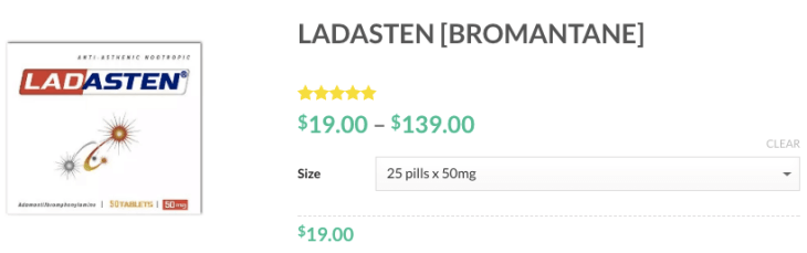 my review and experience with the LADASTEN BROMANTANE smart drug nootropic in 2017